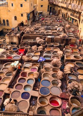 Leather Tannery in Morocco