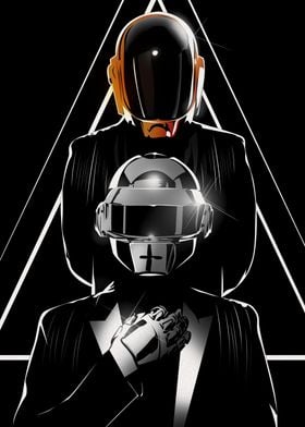 Daft Punk Robot Duo