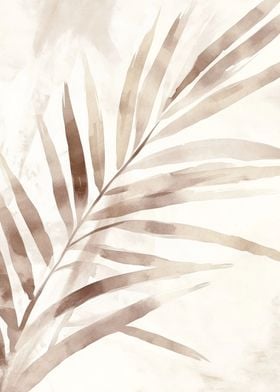 Watercolor Palm Leaf