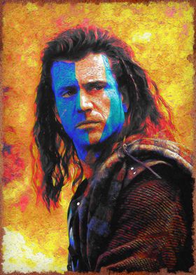 Braveheart Warrior Portrait