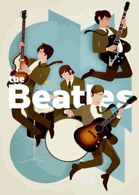 The Beatles Band Poster