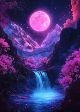 Mystical Lunar Falls