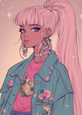 Floral Fashion Illustration