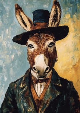 Donkey in a Top Hat