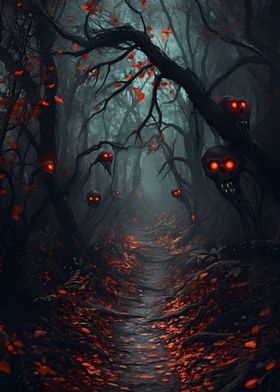 Spooky Forest Path