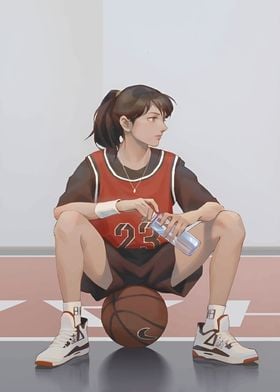 Basketball Player Illustration