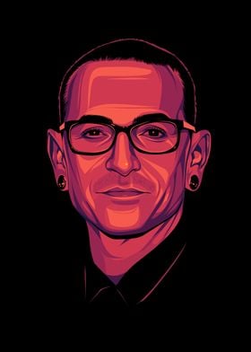 Chester Bennington Pop Art Portrait