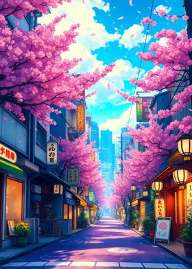 Cherry Blossom Street