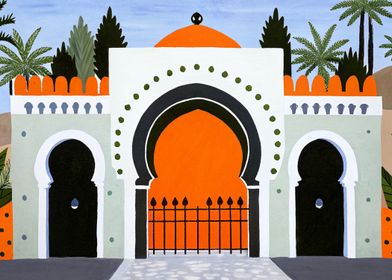 Moroccan Archway Painting