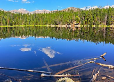 Mountain Lake Reflection