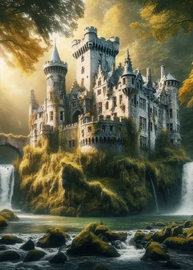 Enchanted Castle Waterfall