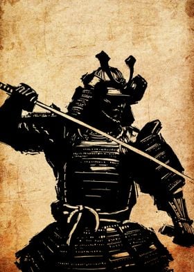 Samurai Warrior Silhouette