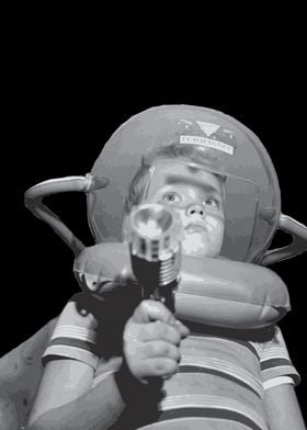 Boy in Space Helmet