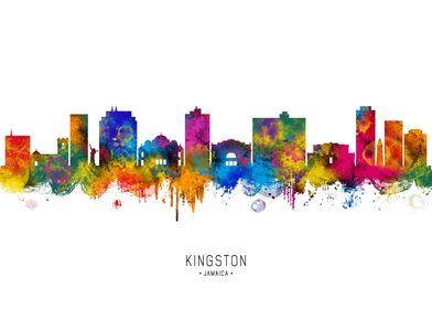 Kingston Skyline Watercolor