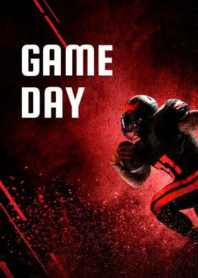 Game Day Football Poster