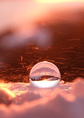 Sunset in a Crystal Ball