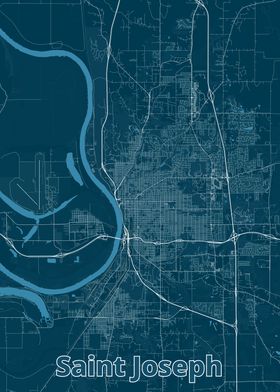 Saint Joseph City Map