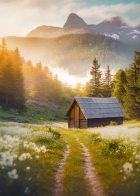 Cabin in the Mountains