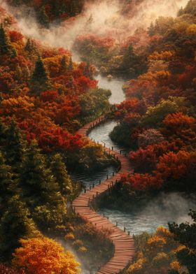 Autumn Forest Path