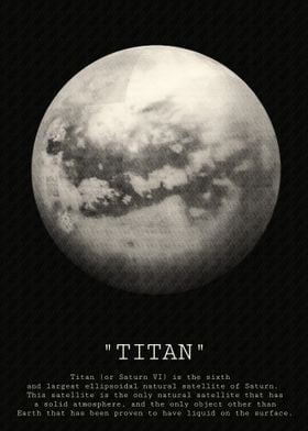 Titan Moon Illustration