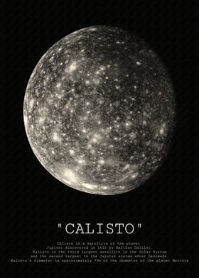 Calisto Moon Poster