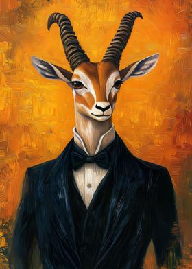 Gazelle in Tuxedo