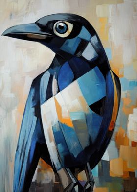 Raven Oil Painting