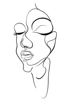 Line Art Portrait