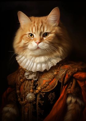 ginger Victorian cat