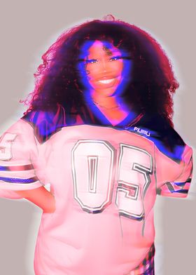 SZA digital art