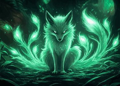 Green Fox Spirit