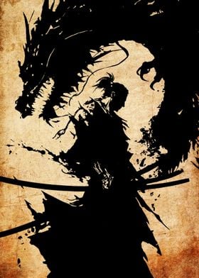 Samurai vs Dragon