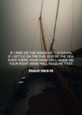 Psalm 139:9-10 on a Ship