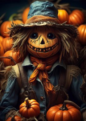 Pumpkin Scarecrow