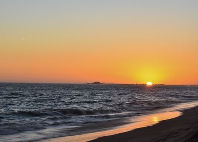 Sunset Over Ocean