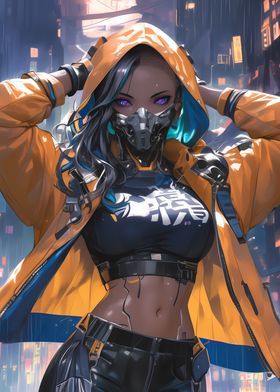 Cyberpunk Female Character