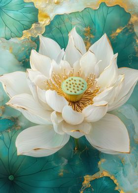 White Lotus Flower