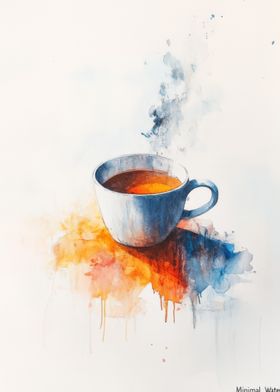 Watercolor Teacup