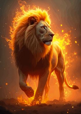 Fiery Lion