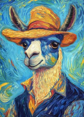 Llama in a Hat