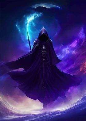 Dark Figure with Scythe