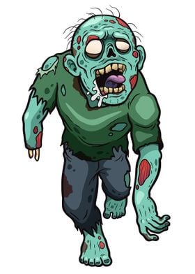 Cartoon Zombie Illustration