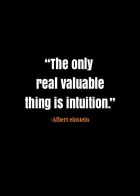 Einstein Quote on Intuition