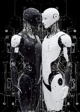 Black and White Robots