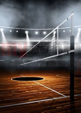 Volleyball Court Spotlight