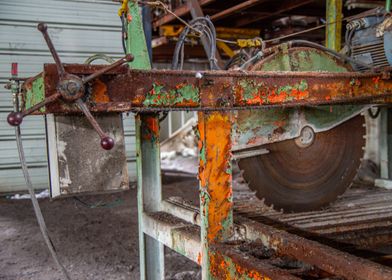 Rusty Industrial Saw