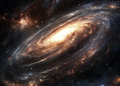 Spiral Galaxy Artwork