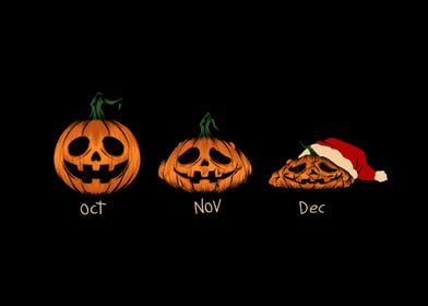 Halloween To Christmas Pumpkin Holidays