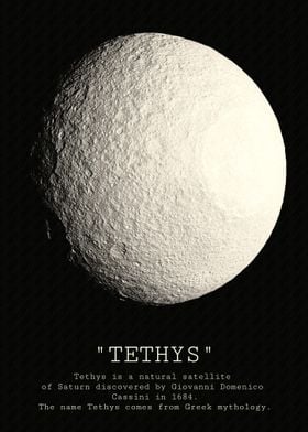 Tethys Moon Print