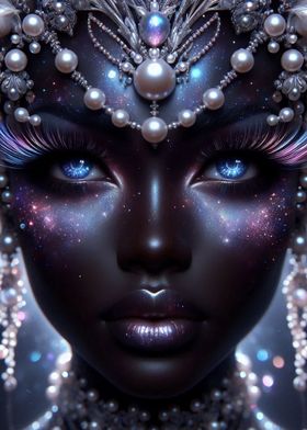 Cosmic Beauty Portrait